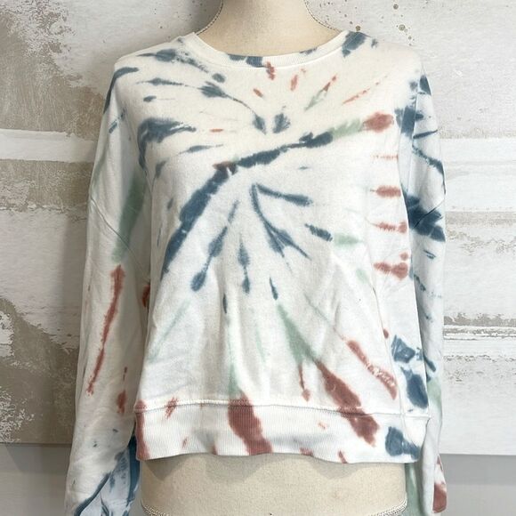 Z Supply Tops - Z Supply Tye Dye cropped sweatshirt
